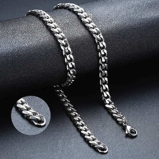 Cuban Chain Necklace (Various Sizes)