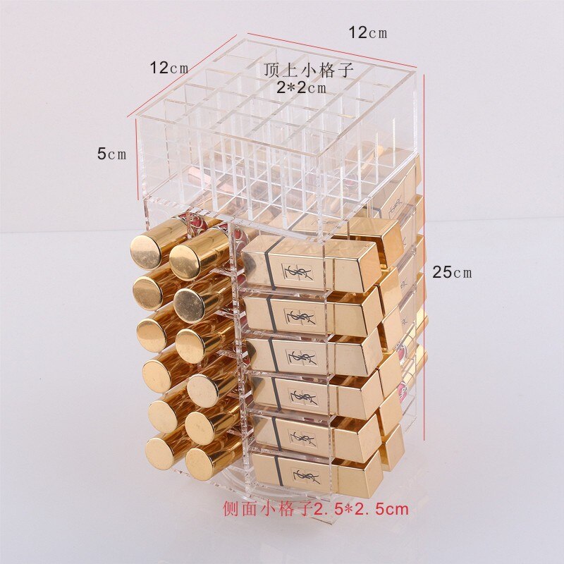 Makeup Organizer (Rotating Lipstick Box)