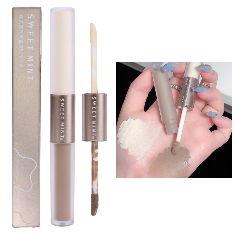 2 In 1 Matte Contouring Bronzer Stick High Gloss Grey/ Brown
