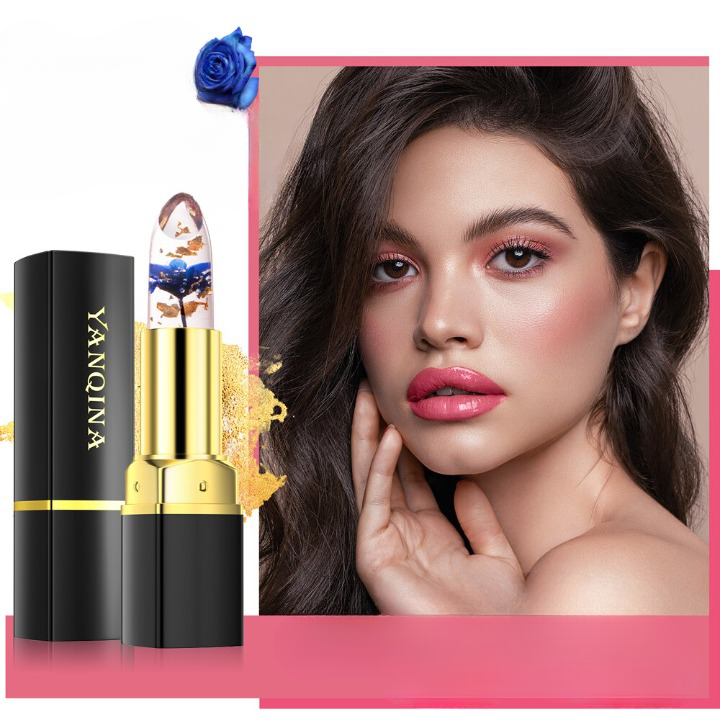 Waterproof Crystal Jelly Flower Lipstick (Temperature Color Changing)