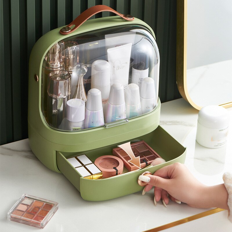 Cosmetics Organizer (Easy To Carry, Suitcase Shape)