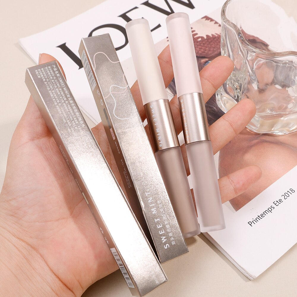 2 In 1 Matte Contouring Bronzer Stick High Gloss Grey/ Brown