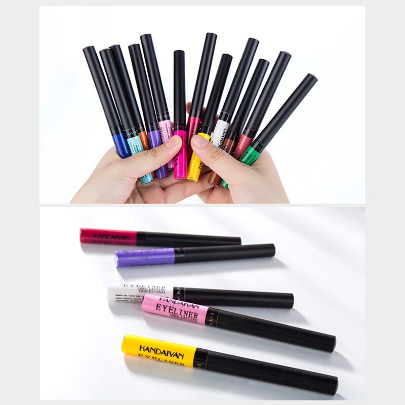 12 Colors Liquid Eyeliner Pencil