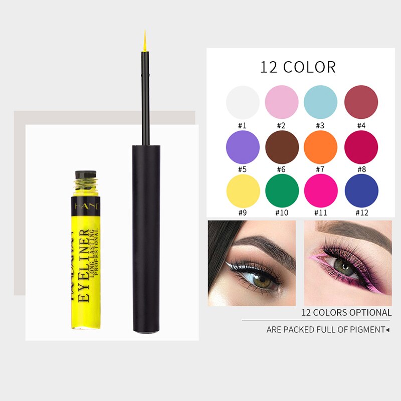 12 Colors Liquid Eyeliner Pencil