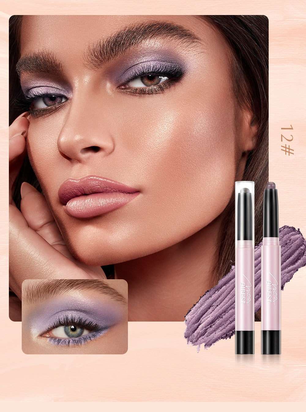 12 Colors Eyeshadow Eyeliner Pencil