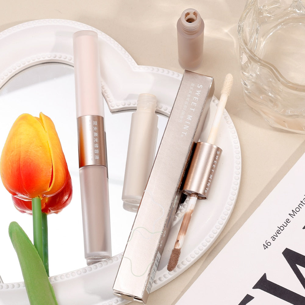 2 In 1 Matte Contouring Bronzer Stick High Gloss Grey/ Brown