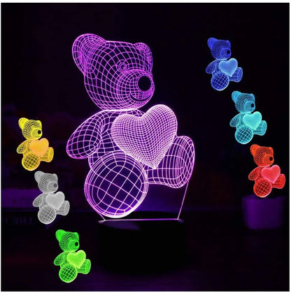 Teddy Bear Night Light (16 Colours)