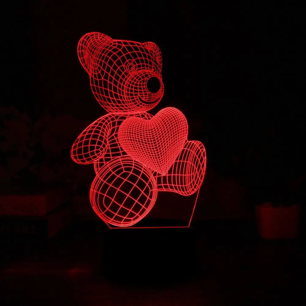 Teddy Bear Night Light (16 Colours)