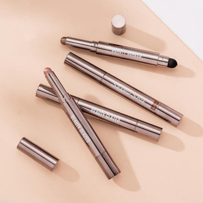 Double Ended Eye Shadow Stick With Sponge Brush