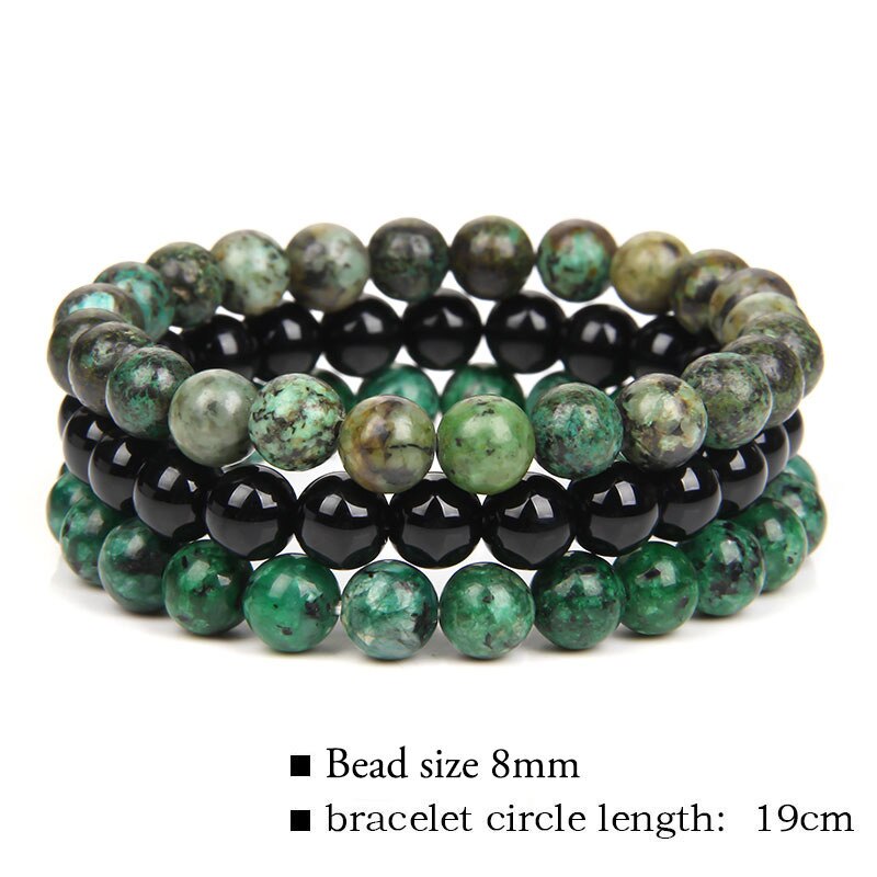 Natural Stone Bracelet (3pc Set)