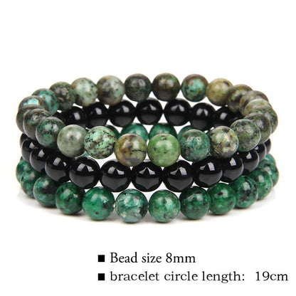 Natural Stone Bracelet (3pc Set)