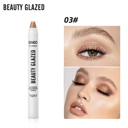 Double Ended Eye Shadow Stick With Sponge Brush