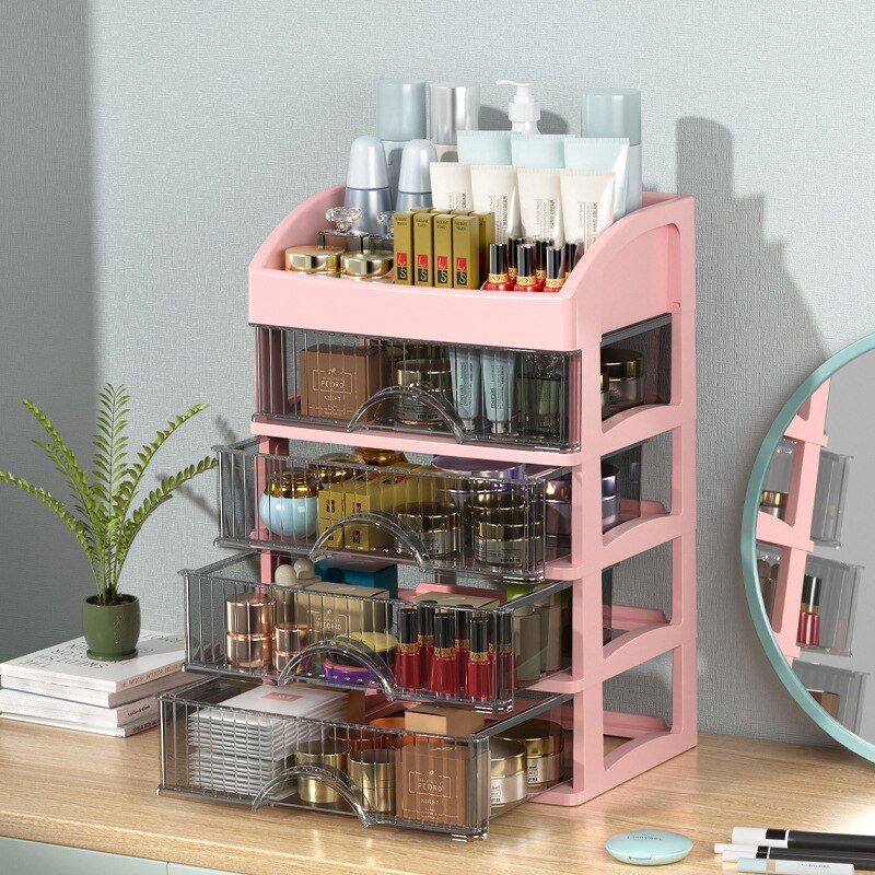 Multilayer Makeup Organizer with Drawers