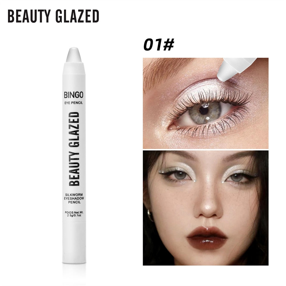 Double Ended Eye Shadow Stick With Sponge Brush