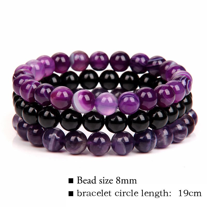 Natural Stone Bracelet (3pc Set)