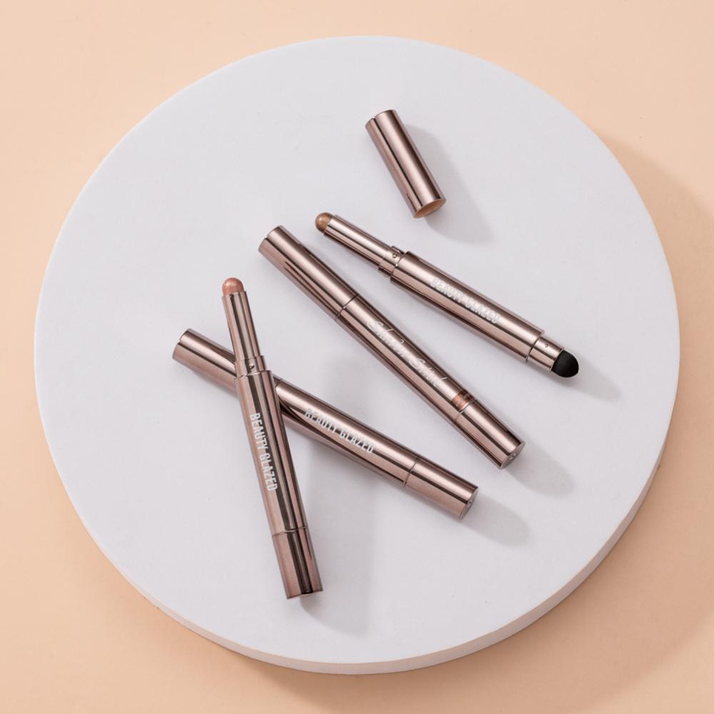Double Ended Eye Shadow Stick With Sponge Brush