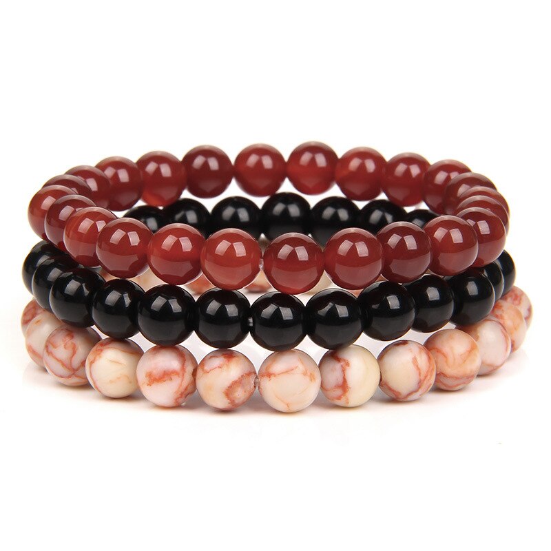 Natural Stone Bracelet (3pc Set)