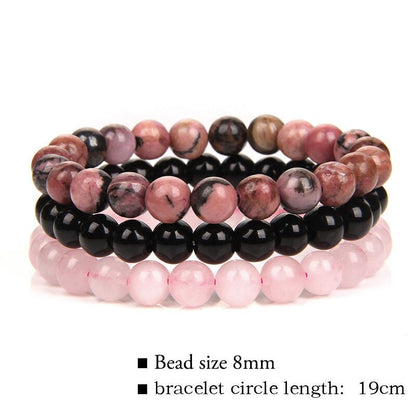 Natural Stone Bracelet (3pc Set)