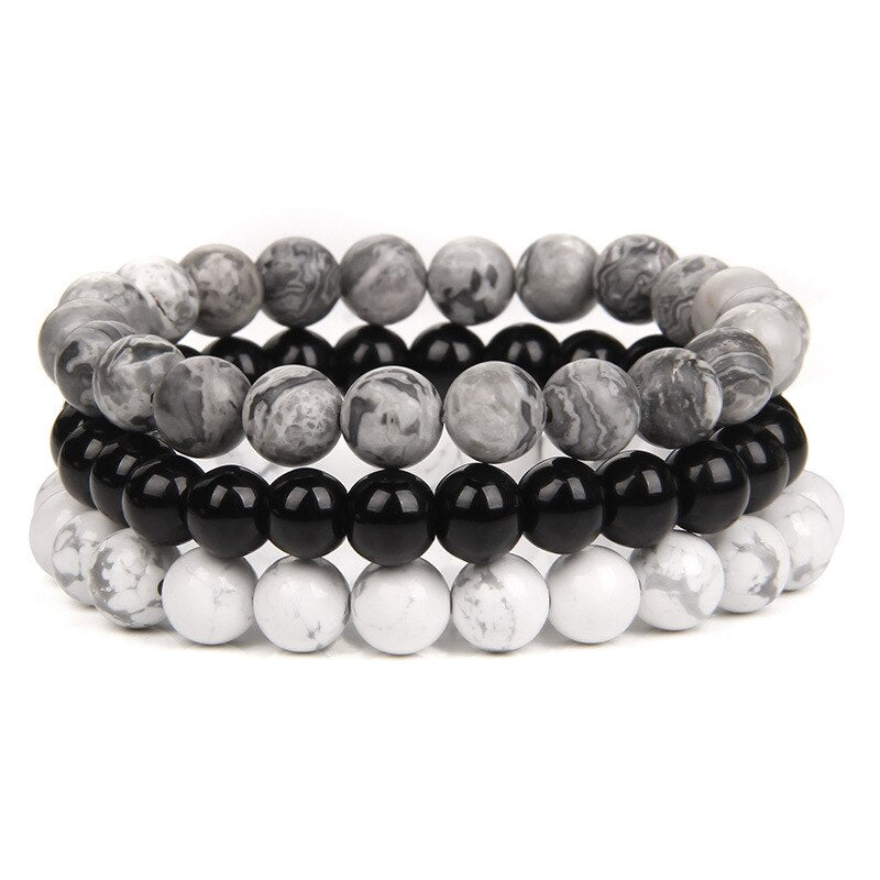 Natural Stone Bracelet (3pc Set)