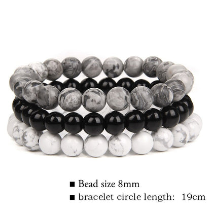 Natural Stone Bracelet (3pc Set)