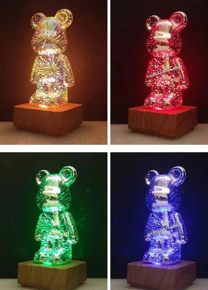 Teddy Bear Fireworks Light (USB Plug)