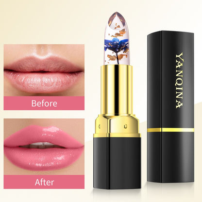 Waterproof Crystal Jelly Flower Lipstick (Temperature Color Changing)