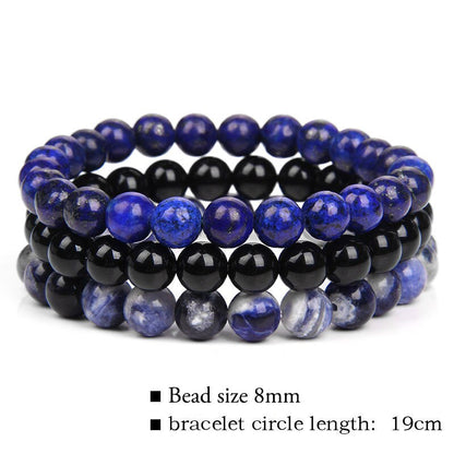 Natural Stone Bracelet (3pc Set)