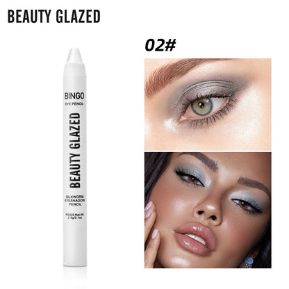 Double Ended Eye Shadow Stick With Sponge Brush