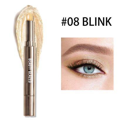 Double Ended Eye Shadow Stick With Sponge Brush