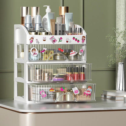 Multilayer Makeup Organizer with Drawers