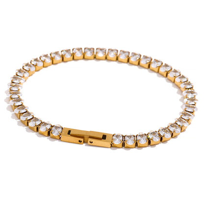 Luxury Cubic Zirconia Necklace / Bracelet