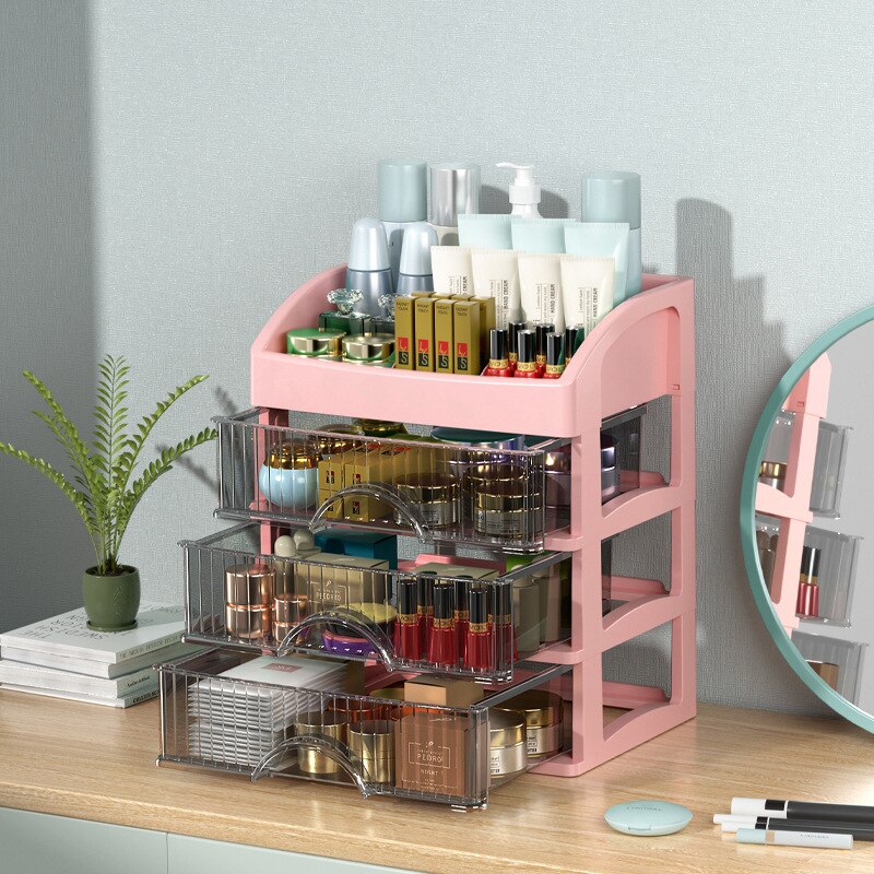 Multilayer Makeup Organizer with Drawers