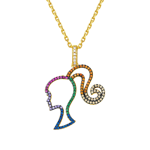 Barbie Logo Necklace