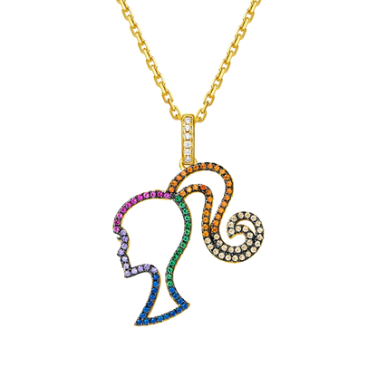 Barbie Logo Necklace