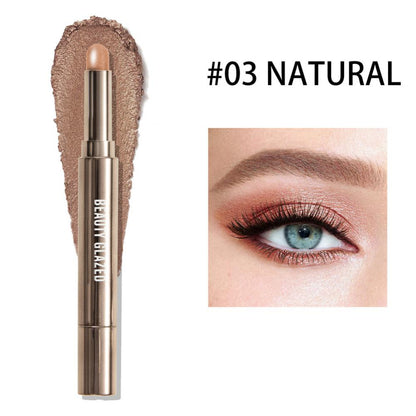 Double Ended Eye Shadow Stick With Sponge Brush