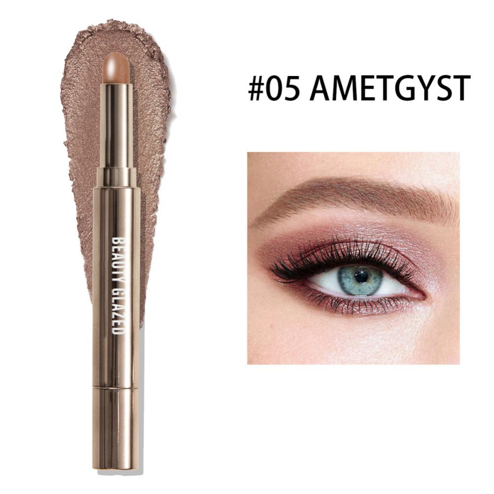 Double Ended Eye Shadow Stick With Sponge Brush