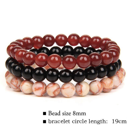 Natural Stone Bracelet (3pc Set)