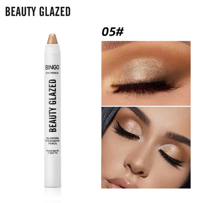 Double Ended Eye Shadow Stick With Sponge Brush