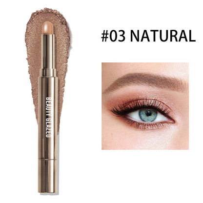 Double Ended Eye Shadow Stick With Sponge Brush