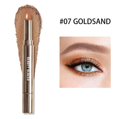 Double Ended Eye Shadow Stick With Sponge Brush