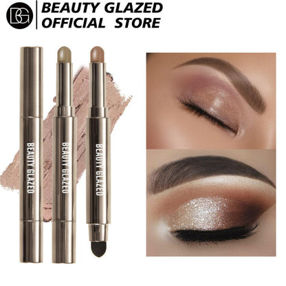 Double Ended Eye Shadow Stick With Sponge Brush