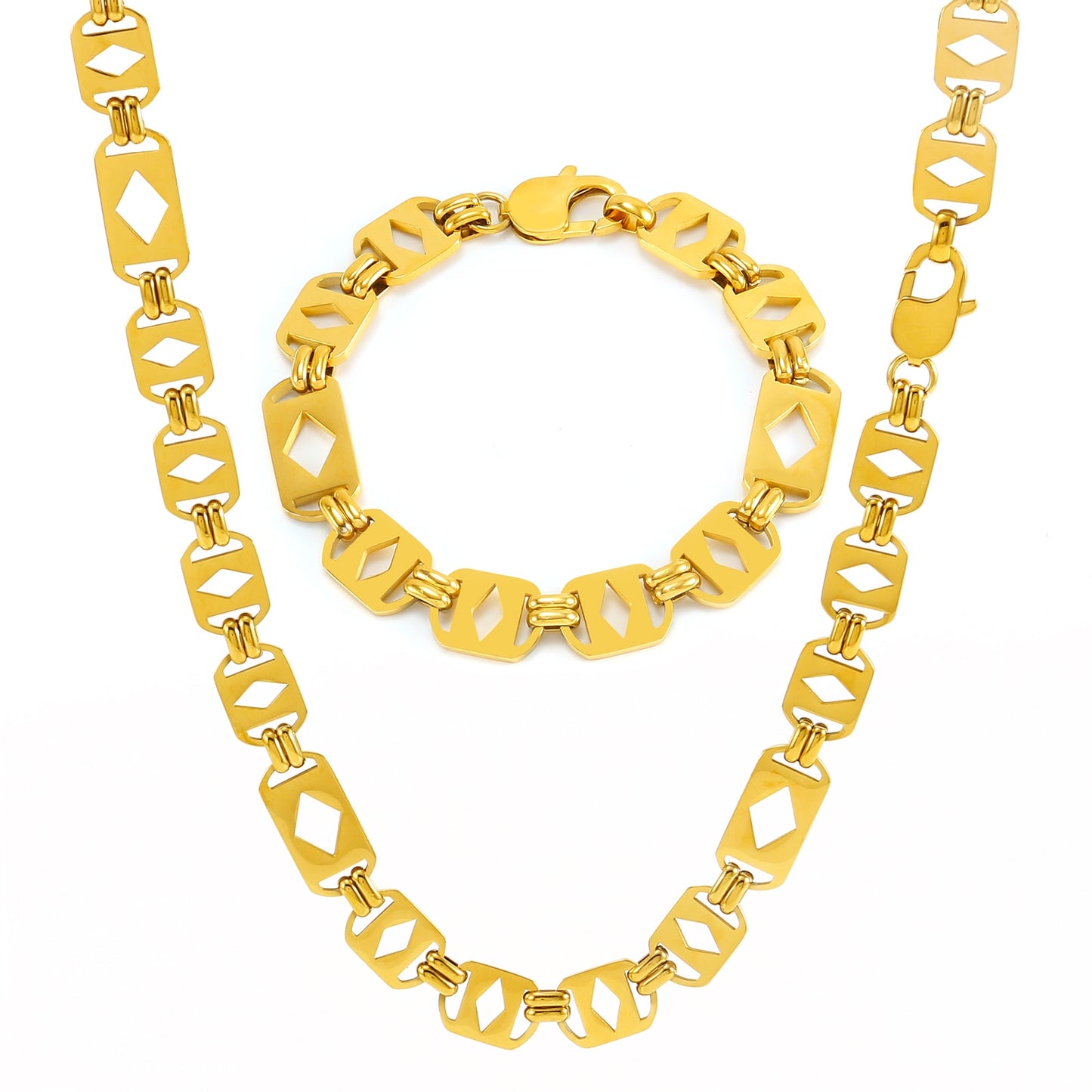 Gold / Silver Link Chain Necklace / Bracelet